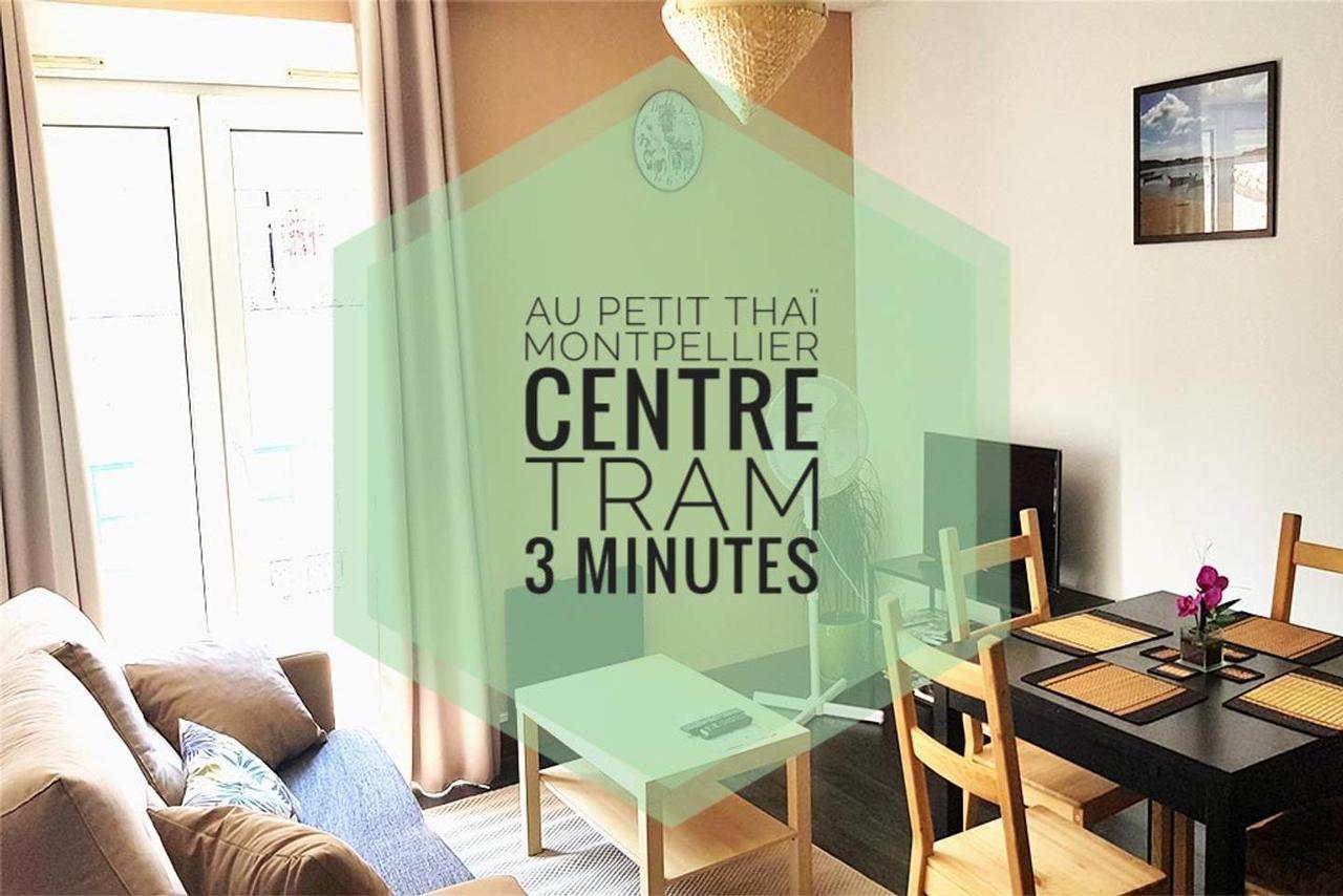 Au Petit Thai - T2 Avec Balcon - Montpellier Centre Daire Dış mekan fotoğraf